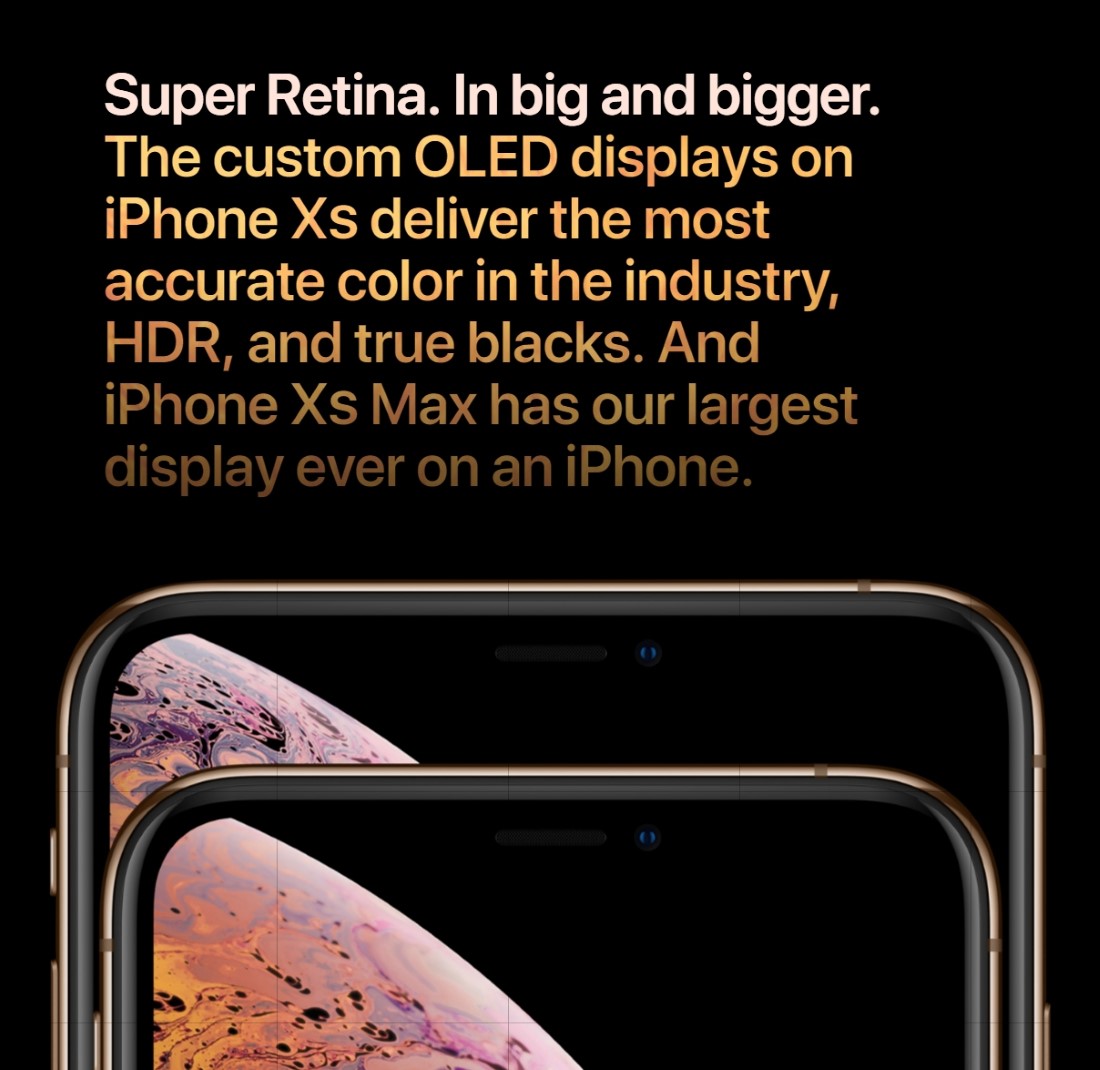 iPhone Xs and iPhone Xs Max bring the best and biggest displays to
