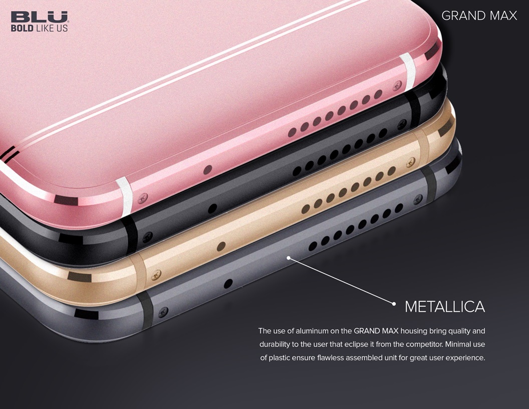 Lablu Frand Wholesale BLU Grand MAX G110Q 4G Gold | TG Wireless