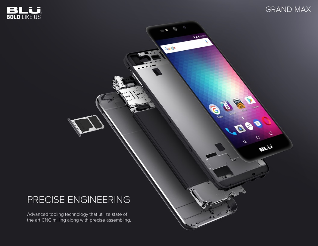 Lablu Frand Wholesale BLU Grand MAX G110Q 4G Gold | TG Wireless