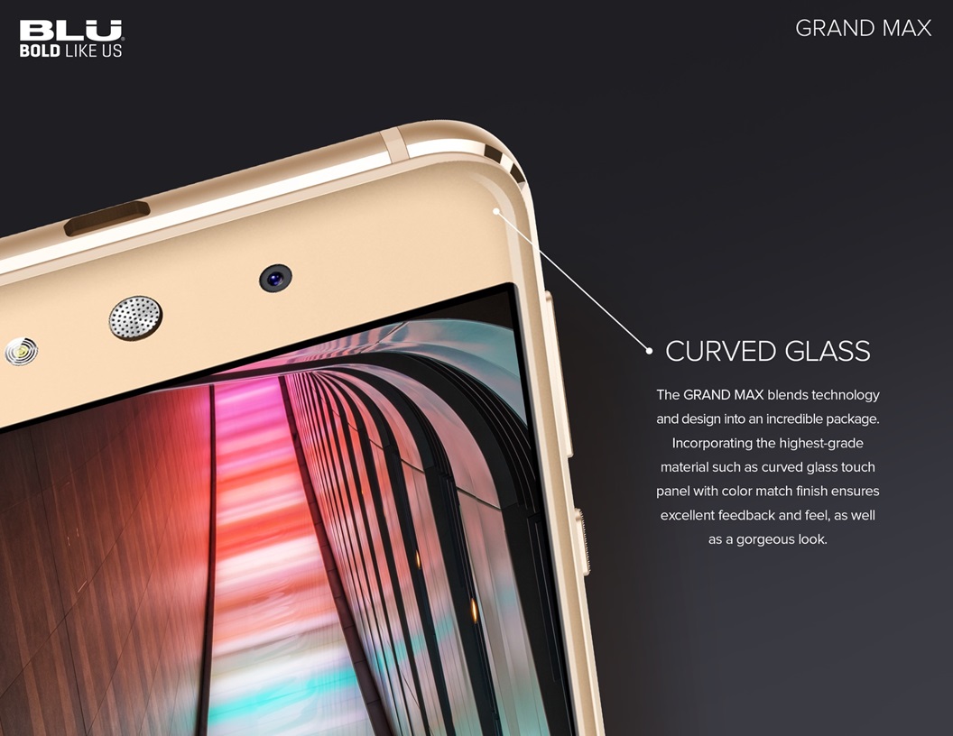 Lablu Frand Wholesale BLU Grand MAX G110Q 4G Gold | TG Wireless