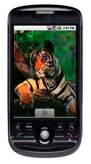 The T-Mobile myTouch 3G in black